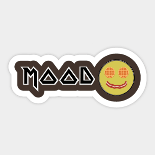 Mood: I See Waffles Sticker